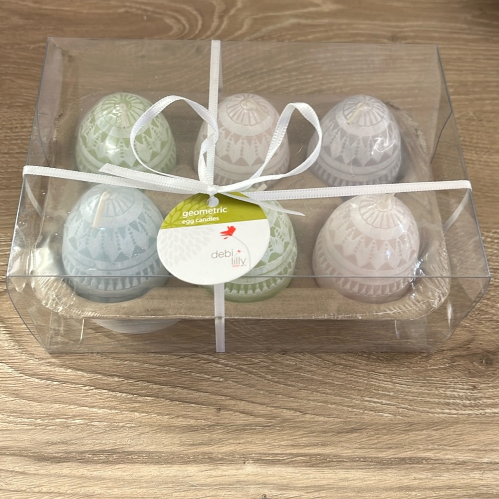 Debi Lilly Geometric Egg Candle Gift Set